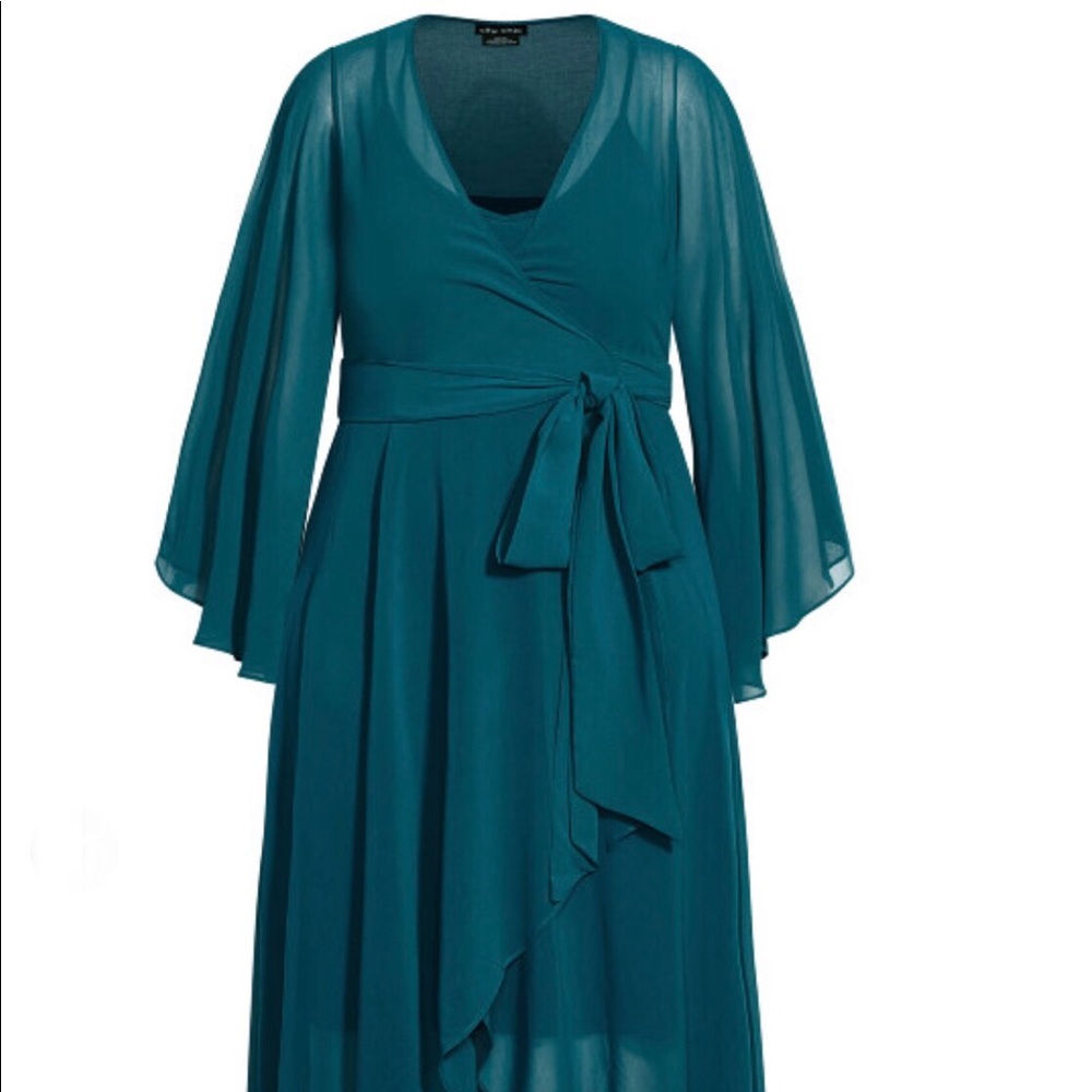 City Chic Women’s Wrap Dress, Size 18